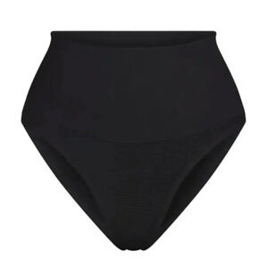 SKIMS Black High-Waisted Bikini